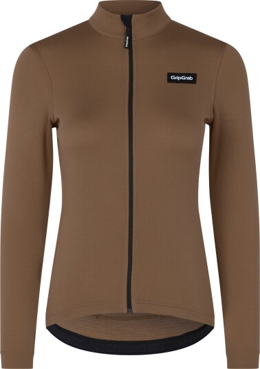 Gripgrab Dame EXPLR Merinotech Thermal Long Sleeve Jersey Brown S