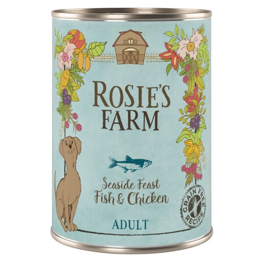 Rosie'S Farm Adult 6 X 400 G Fisk & Kylling Rosie'S Farm Adult 6 X 400 G Fisk & Kylling