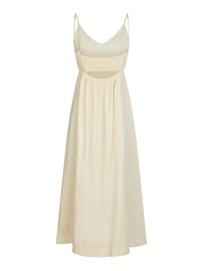 Neo Noir Savani Long Linen Dress Neo Noir Savani Long Linen Dress
