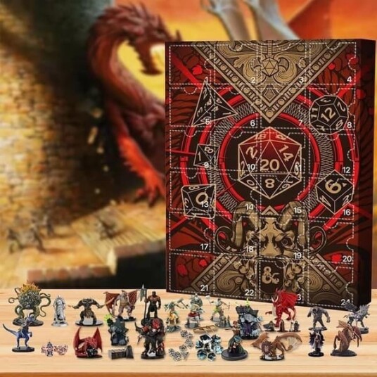 D.N.D Julekalender Dungeons & Dragons Julekalender D.N.D Miniatyrer D.N.D Figurer 24 Dagers Nedtellingskalender til Jul for Barn