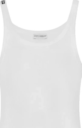 Dolce & Gabbana Herre Topper Hvit S,
