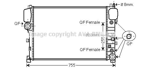Radiator AVA Clever Choice MS2447 Radiator AVA Clever Choice MS2447
