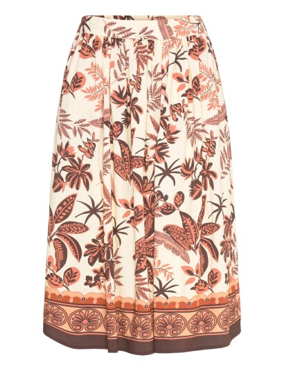 Lollys Laundry Ellall Midi Skirt Brown L