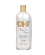 CHI Keratin Reconstructing Shampoo Kvinner Sjampo Skadet hår 946 ml Beskyttelse Shine lys Forsterke Flaske CHI Keratin Reconstructing Shampoo Kvinner Sjampo Skadet hår 946 ml Beskyttelse Shine lys Forsterke Flaske