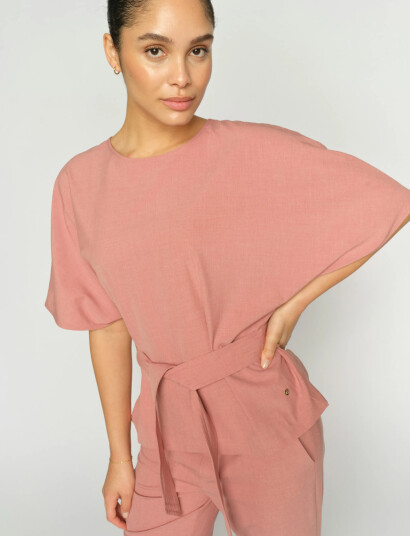 MOS MOSH Mmrikas Roy Blouse Pink L