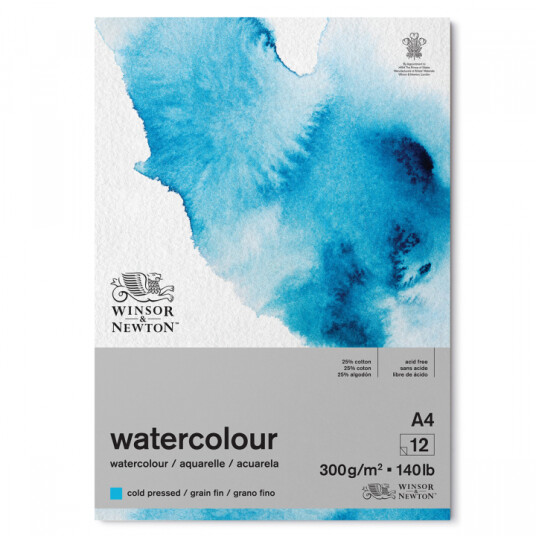 Winsor & Newton Akvarellblokk A4 300g
