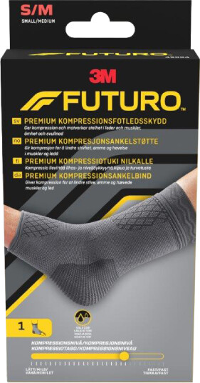Futuro Premium kompresjonsankelstøtte S/M 1 stk