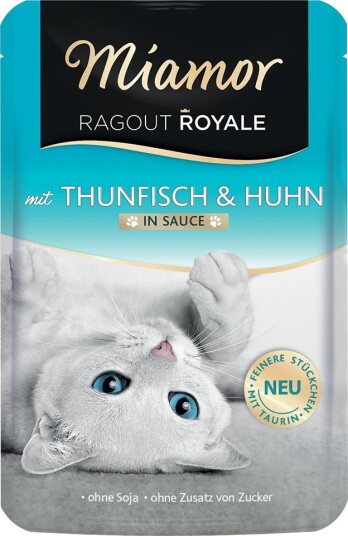 Miamor Våtfôr Ragout Royale I Saus Tunfisk & Kylling 44 X 100 G Miamor Våtfôr Ragout Royale I Saus Tunfisk & Kylling 44 X 100 G
