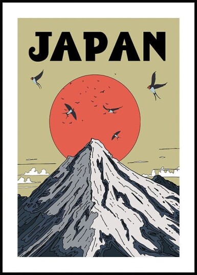 Japan Travel Plakat Plakat / 100x150cm