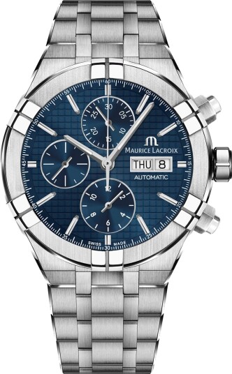 Maurice Lacroix Herreklokke AI6038 SS002 430 1 Aikon Blå/Stål Ø44