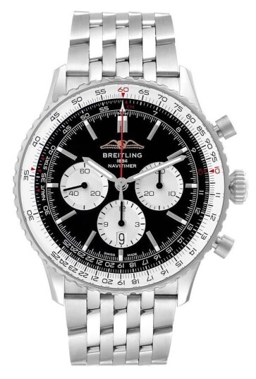 Breitling Herreklokke AB0137211B1A1 Navitimer B01 Chronograph 46