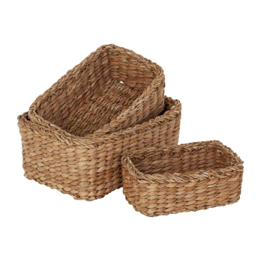 Dixie Esther oppbevaringsboks 3 deler Natural Dixie Esther oppbevaringsboks 3 deler Natural