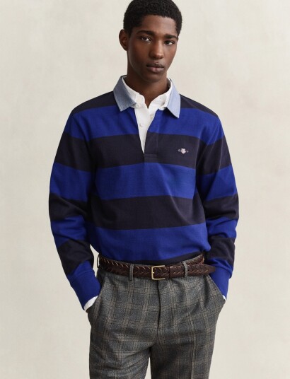Gant Classic Heavy Rugger Blue XXL