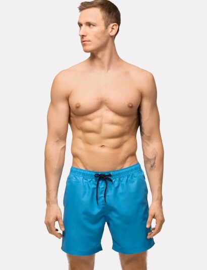 Danish Endurance Wave Swim Shorts (Men) 1 Pack   Blue   L