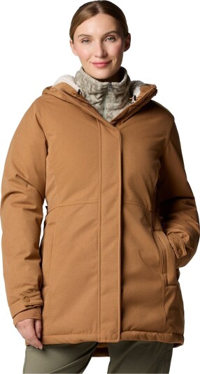 Columbia Alameda Ridge Insulated Parka Vinterjakke Dame Brun L Columbia Alameda Ridge Insulated Parka Vinterjakke Dame Brun L