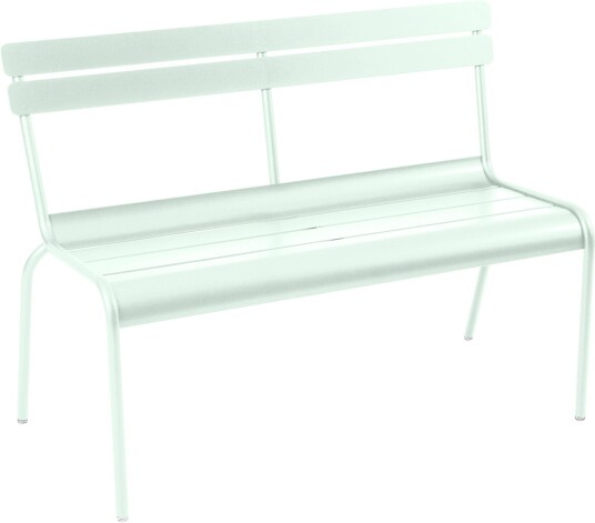 Fermob - Luxembourg 2/3 Seater Bench W Backrest - Ice Mint - Hagebenker - Frédéric Sofia