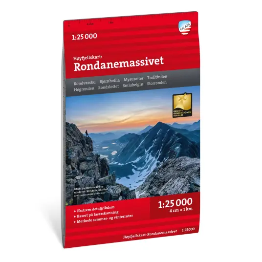 Calazo Høyfjellskart Rondanemassivet Calazo Høyfjellskart Rondanemassivet