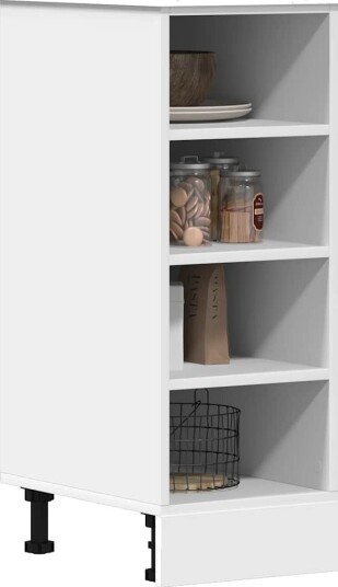  Bunnskap hvit 30x44,5x81,5 cm konstruert tre 8721158425393