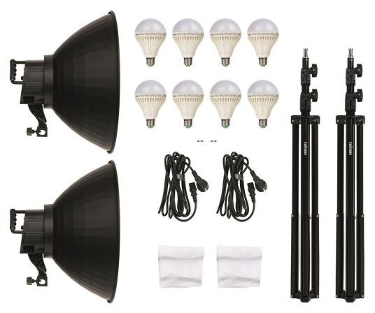 Dörr DL 400 Kontinuerlig LED lyspakke Med 4x10W Pærer 2 stk