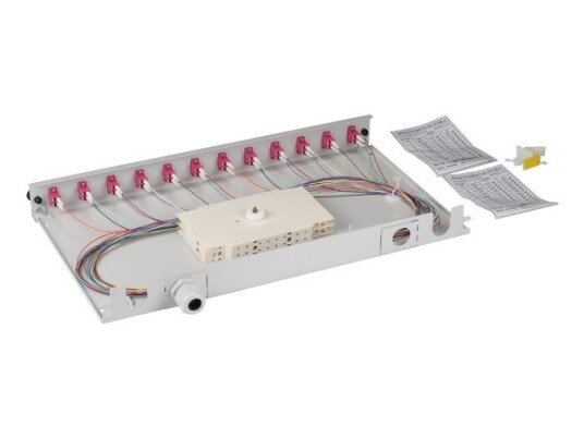 Efb Elektronik Ba71901l12om4 Lc Om4 Grå Rackmontering 1U 483 Mm