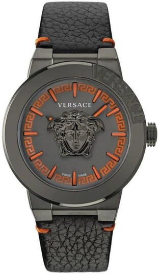 Versace Herreklokke VE7E00323 Medusa Grå/Lær Ø43 mm Versace Herreklokke VE7E00323 Medusa Grå/Lær Ø43 mm