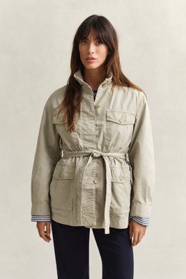 Feltjakke med belte COUNTRY BEIGE XS Feltjakke med belte COUNTRY BEIGE XS