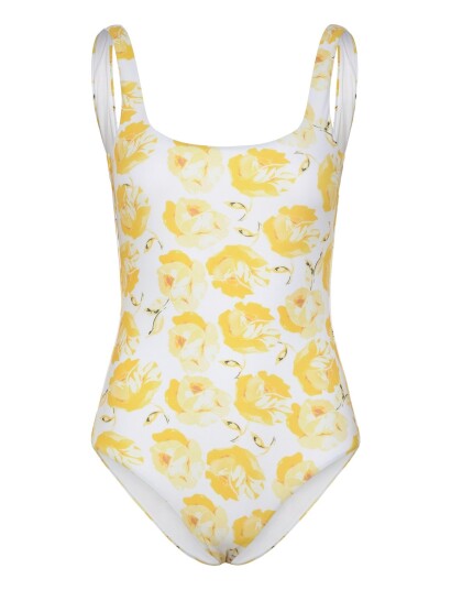 by Ti Mo Classic Swimsuit Yellow XL