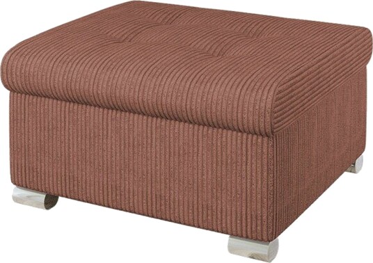Trefor Fotpall 68 cm - Rosa
