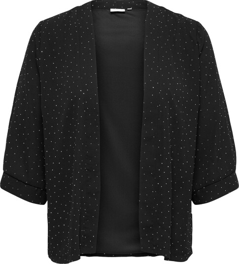 Only Carmakoma Kardigan Carzeke 3/4 Rhinestone Cardigan Wvn Svart