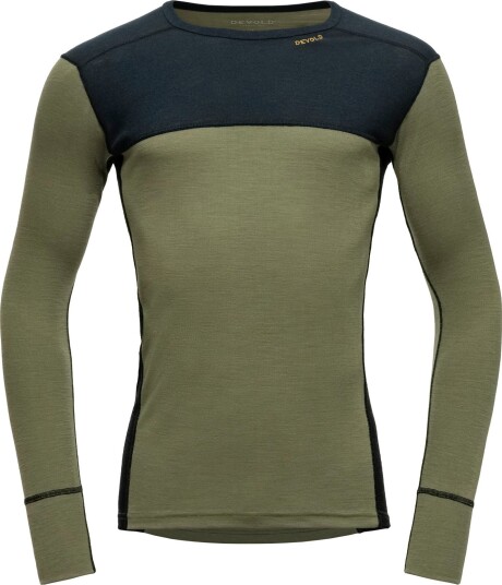Devold Men"s Lauparen Merino 190 Shirt Ink/lichen/black S