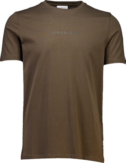 Lindbergh T skjorte Lindbergh Print Tee S/S Brun