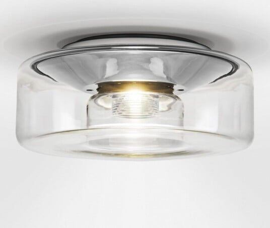 Curling S taklampe 2 700 K klar akryl – serien.lighting Serien Lighting   Stue   Moderne   Plast   Rund