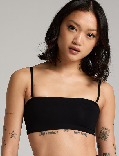 Hunkemöller Smooth Bandeau Bralette Black XS Hunkemöller Smooth Bandeau Bralette Black XS