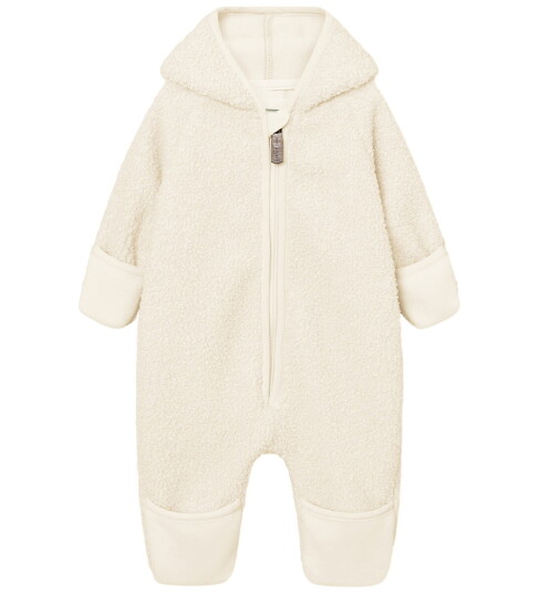 Mini A ture Angora Cream Matadel Teddyfleece Jumpsuit. GRS 12 mdr/80 cm