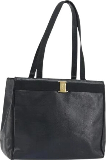 Salvatore Ferragamo Dame Svart