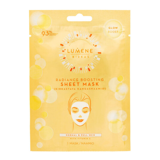 Lumene KIRKAS Radiance Boosting Sheet Mask 1pcs