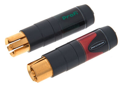 Neutrik NF2CB2 2-Veis Phono-Kontakt Sort/Rød (2 Stk) Neutrik NF2CB2 2-Veis Phono-Kontakt Sort/Rød (2 Stk)