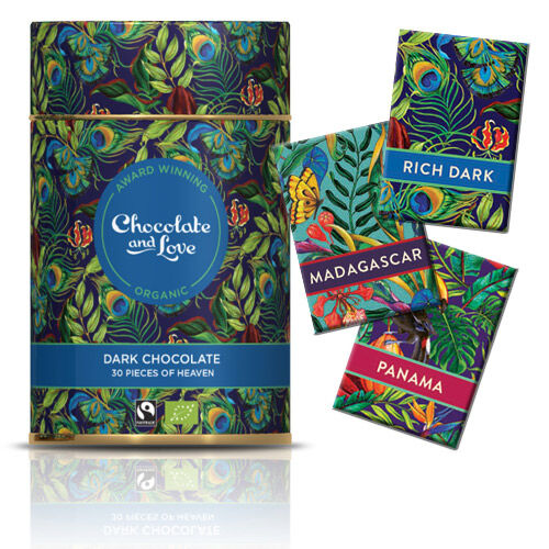 Chocolate and Love Gaveeske Sjokolade Rich Dark 165g