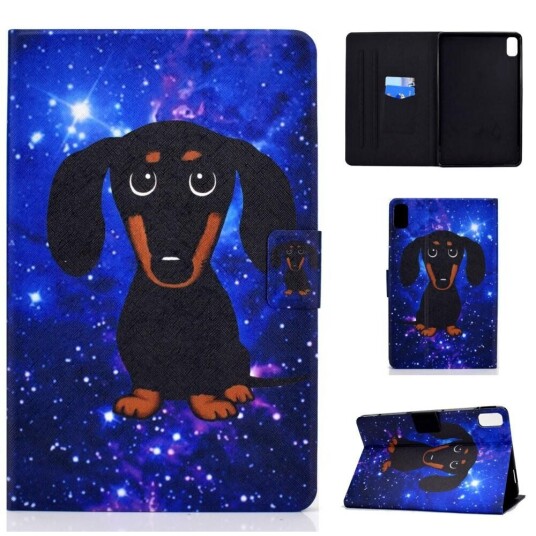 INCOVER Huawei MatePad 10.4 "Flipdeksel med stativfunksjon og kortholder - Hund