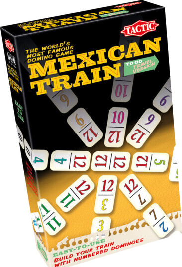 Tactic Mexican Train Reiseutgave - Barnespill for 2+ spillere fra 7 år