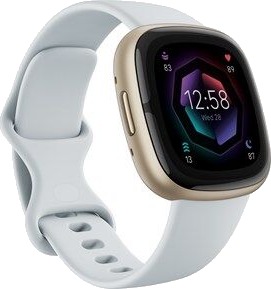 Fitbit Sense 2 Blue Mist Soft Gold