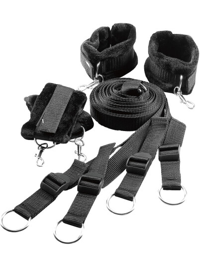 DreamToys Dream Toys: Blaze, Luxury Fetish, Bed Restraint Set