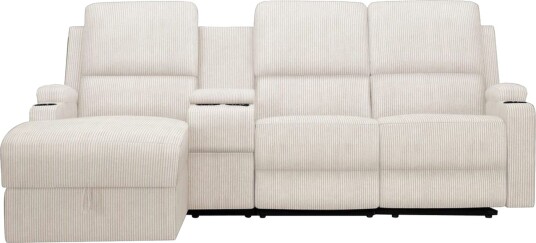 Dallas Reclinersofa 3 seter Hvit