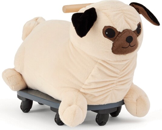 Kid"s Concept Ride Along Peg The Pug Dog Cream ONE SIZE Kid"s Concept Ride Along Peg The Pug Dog Cream ONE SIZE