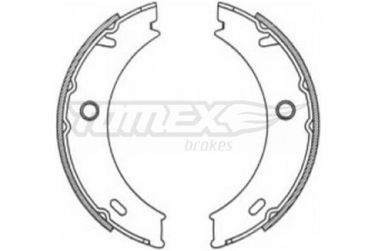 Bremsesko sett TOMEX Brakes TX 21 18 Bremsesko sett TOMEX Brakes TX 21 18