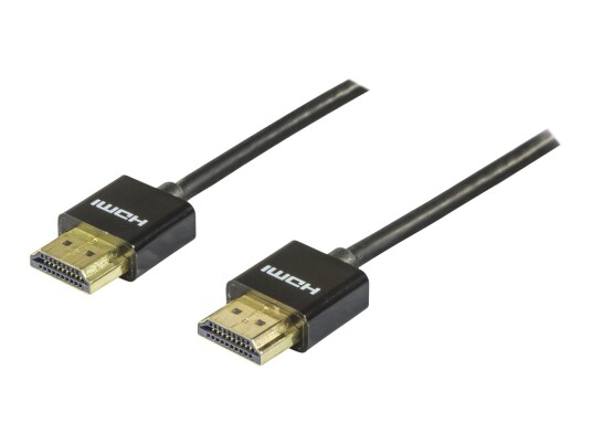 Deltaco HDMI-1092-K - HDMI-kabel med Ethernet - 2 m Deltaco HDMI-1092-K - HDMI-kabel med Ethernet - 2 m