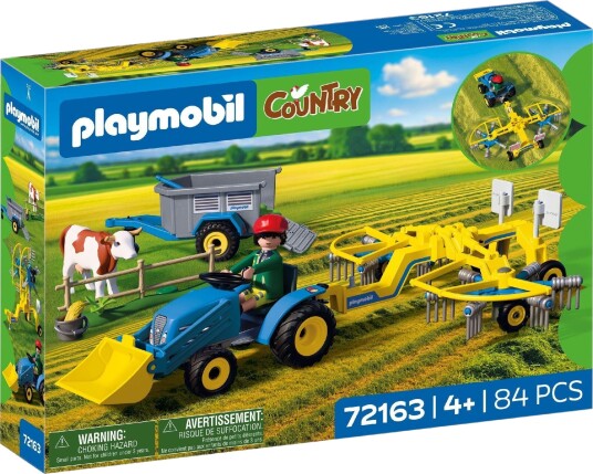 Playmobil Country 72163 Liten Traktor Byggesett 4+ År 84 Deler