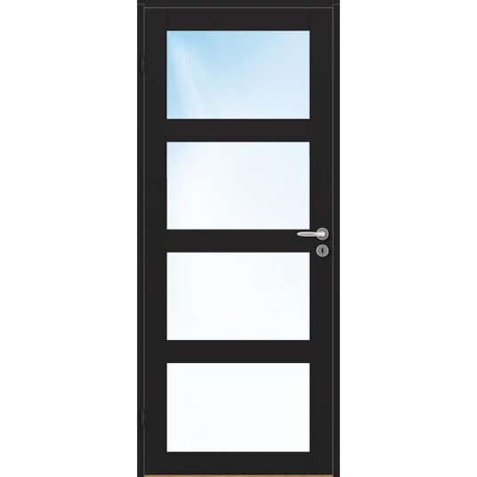 Innerdør Bygg1 Base 4 Klarglass