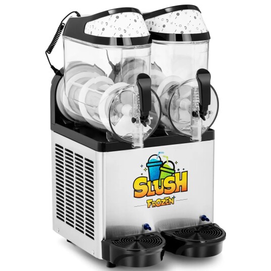 Royal Catering Slushmaskin - 2 x 10 L - LED 10011634
