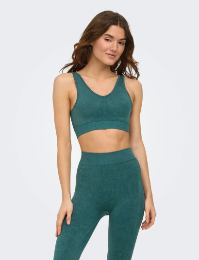 Only Play Onpedda 2 Seam Bra Noos Green S Only Play Onpedda 2 Seam Bra Noos Green S